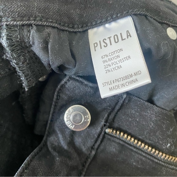 Pistola Faded Black Mid-Rise 10" Skinny Jeans
Style P6632BEM-MID Revolve Size 28 - Picture 5 of 10